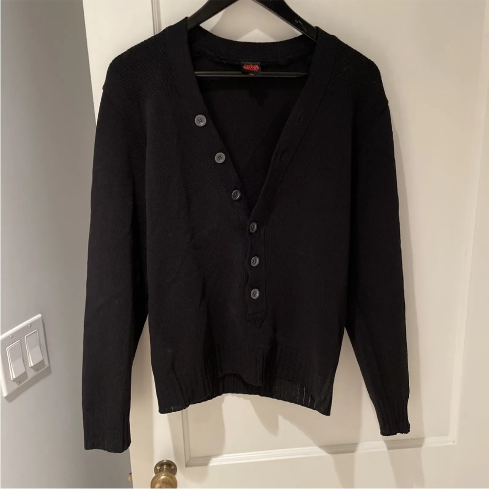 jean paul gaultier
Button down Henley cleavage knit size 48 sexy